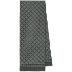 Шарф Павловопосадская платочная мануфактура,140х27 см, one size, серый