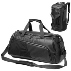 Сумка спортивная UggosBags, 26х61х26 см, ручная кладь, черная