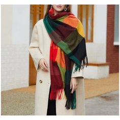 Палантин Cashmere,180х70 см, мультиколор