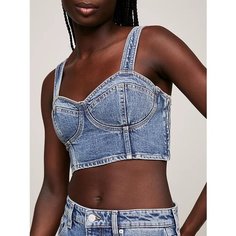 Топ TOMMY HILFIGER, размер S, синий