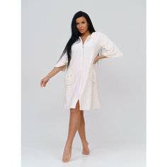 Халат BUY-TEX.RU, размер 46, молочный