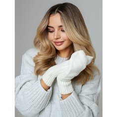 Варежки INVERNO, размер универсальный, молочный