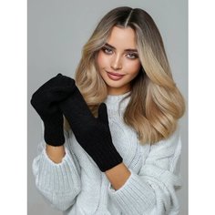Варежки INVERNO, размер универсальный, черный