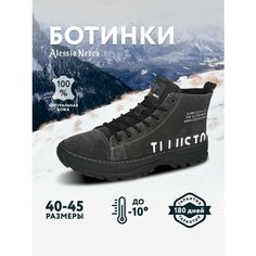 Ботинки дезерты Alessio Nesca, размер 40, темно-серый