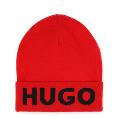 Шапка HUGO, размер 54, красный