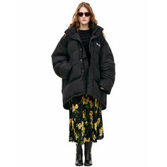 Пуховик BALENCIAGA, размер 52, черный