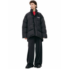 Пуховик BALENCIAGA, размер 52, черный