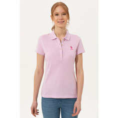 Поло U.S. POLO ASSN., размер XL, пурпурный