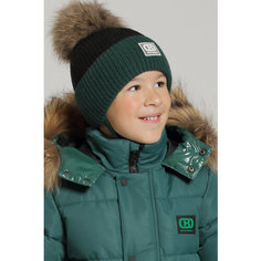 Шапка Orso Bianco, размер 54, черный, зеленый