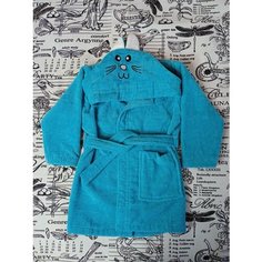 Халат РИТУЗИК, размер 10-11 лет, синий