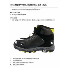 Ботинки playToday, размер 36, черный
