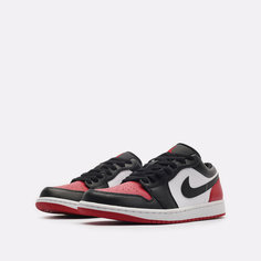 Кроссовки Jordan Air Jordan 1 Low, размер 8,5 US 42 EUR 26.5 CM, черный/белый/красный