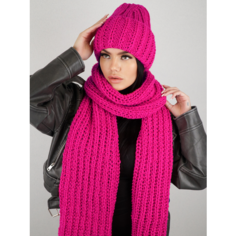 Шарф Семченко В.О.,200х21 см, one size, фуксия