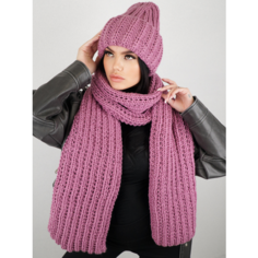 Шарф Семченко В.О.,200х21 см, one size, розовый