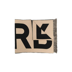 Шарф BURBERRY, one size, коричневый