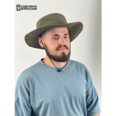 Панама IDCompany, размер 60, темно-зеленый