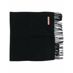 Шарф Acne Studios, one size, черный