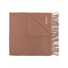 Шарф Acne Studios, one size, коричневый