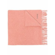 Шарф Acne Studios, one size, темно-розовый