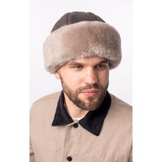 Шапка Ярмарка шапок, размер 56, бежвый
