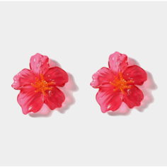 Серьги Zara, размер 4 мм, розовый