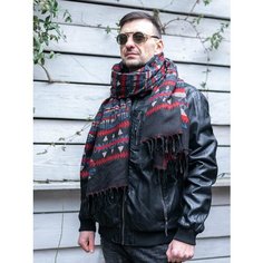 Шарф Dikovina,200х94 см, one size, черный