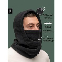 Балаклава poncho_id, размер s, черный