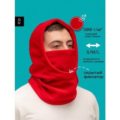 Балаклава poncho_id, размер s, краcный
