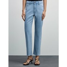 Джинсы зауженные Zarina slim, размер 2XS (RU 40)/170, светлый индиго