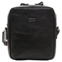 Сумка мессенджер Petek 1855, фактура зернистая, коричневый