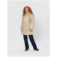 Куртка DIMMA fashion studio Дасти, размер 56, бежевый