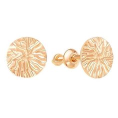 Серьги Яхонт, золото, 585 проба