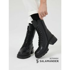 Полусапоги Salamander, полнота 5 (RU)/ на среднюю стопу, размер 36, черный