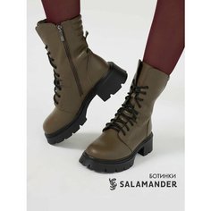 Ботинки Salamander, размер 38, хаки