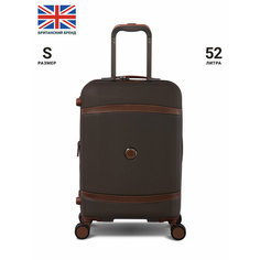 Чемодан IT Luggage, 52 л, размер S, кофейный