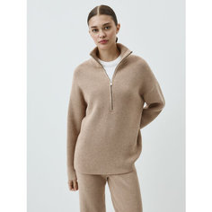 Свитер Sela, размер S INT, , бежевый меланж