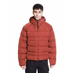 Пуховик C.P. COMPANY ECO-CHROME R GOGGLE DOWN JACKET, размер 48, красный