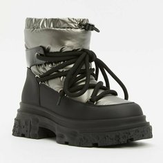 Дутики TENDANCE, размер 35, серебряный