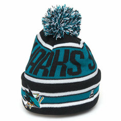Шапка Atributika & Club San Jose Sharks, размер 52-54, синий