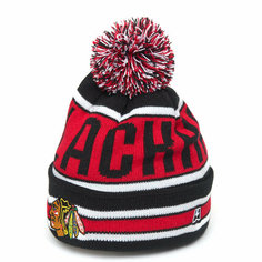 Шапка Atributika & Club Chicago Blackhawks, размер 52-54, красный
