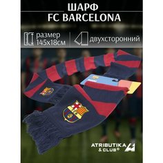 Шарф Atributika & Club,150х18 см, красный/синий/желтый