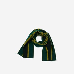 Шарф LACOSTE, one size, темно-зеленый