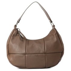 Сумка хобо divas bag, серо-коричневый