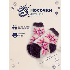 Носки размер 10, , фиолетовый Нет бренда