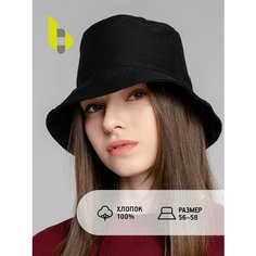 Панама Bizbolka, размер 58, черный..