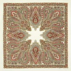 Платок Павловопосадская платочная мануфактура,125х125 см, №3