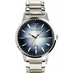 Наручные часы EMPORIO ARMANI Renato, серебристый/синий