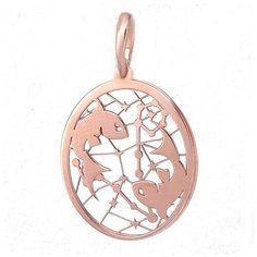 Подвеска The Jeweller, красное золото, 585 проба, золотистый