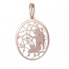 Подвеска The Jeweller, красное золото, 585 проба, золотистый