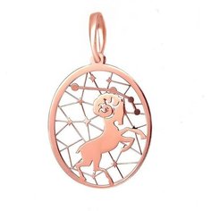 Подвеска The Jeweller, красное золото, 585 проба, золотистый